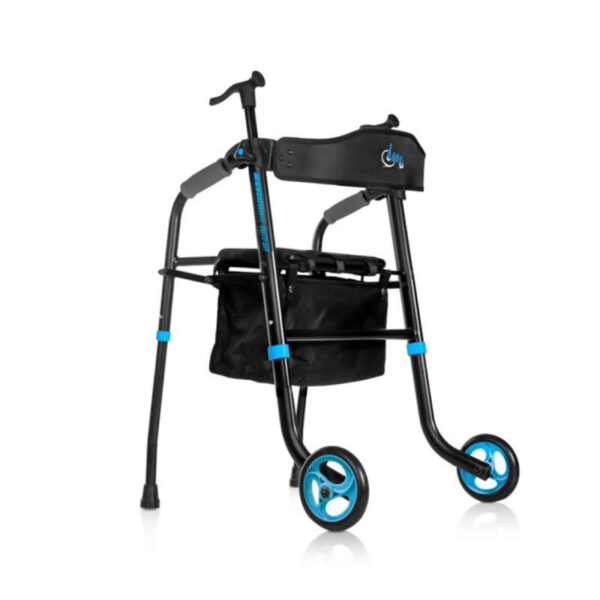andador asiento plegable de aluminio