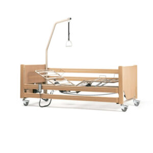 cama articulada color madera